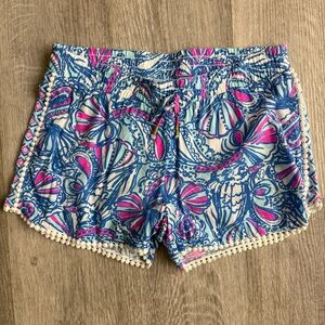 Lilly Pulitzer for Target Pink and Blue Patterned Shorts